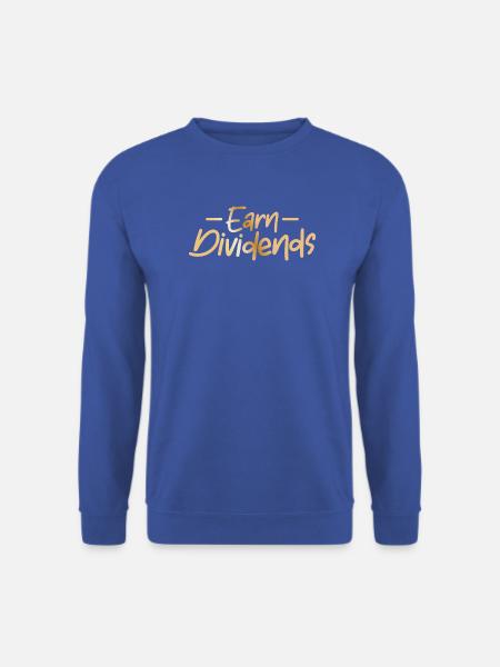Dividenden verdienen / Börse - Unisex Pullover - Royalblau