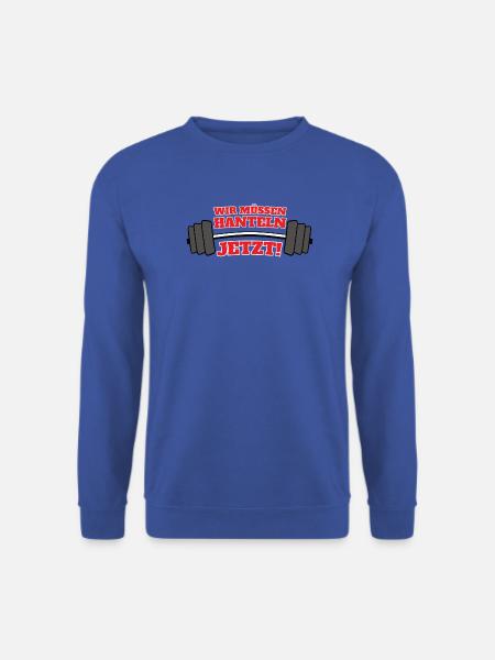 Wir müssen hanteln - Unisex Pullover - Royalblau