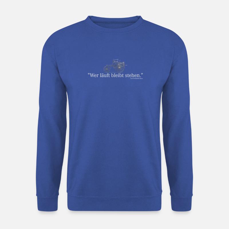 Wer läuft bleibt stehen - Unisex Pullover - Royalblau