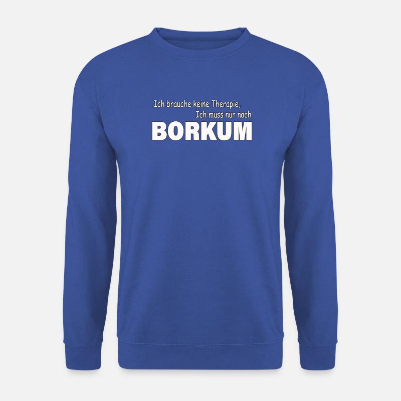 Therapie BORKUM - Unisex Pullover - Royalblau