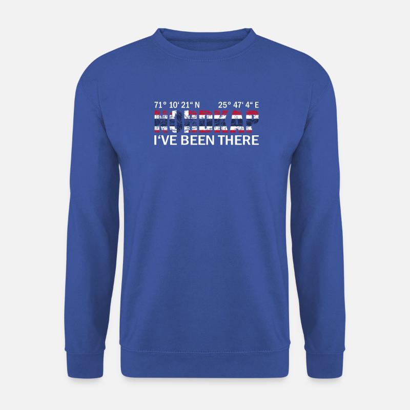 Nordkap Norwegen - Unisex Pullover - Royalblau