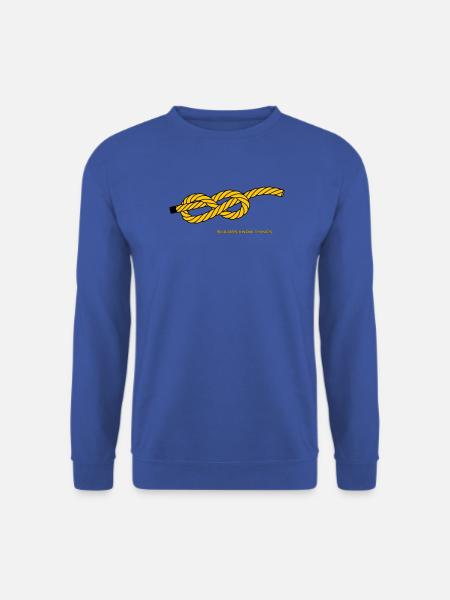 Achtknoten - Knoten Schiff Kapitän Segeln Anker - Unisex Pullover - Royalblau