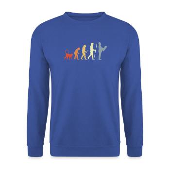 Architekt Evolution - Unisex Pullover - Royalblau - Vorne - Alina (178cm) & Michal (187cm)