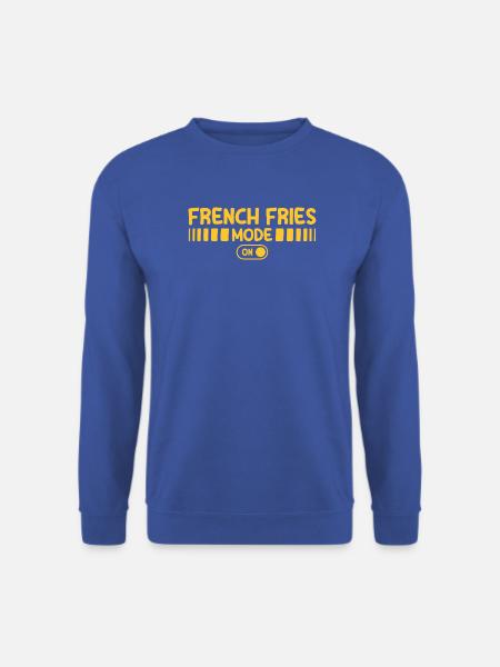 French fries Fritten Pommes - Unisex Pullover - Royalblau