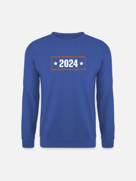 2024 Jahr - Unisex Pullover - Royalblau