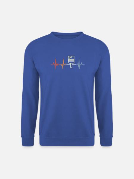 Maler Lackierer Herzlinie - Unisex Pullover - Royalblau