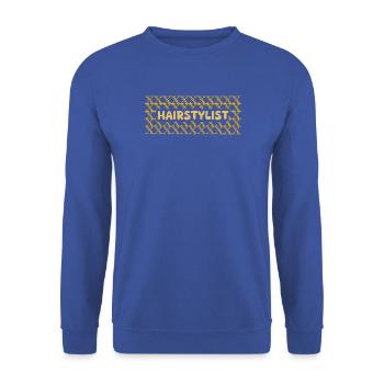 Berufung Hairstylist - Unisex Pullover - Royalblau - Vorne - Alina (178cm) & Michal (187cm)