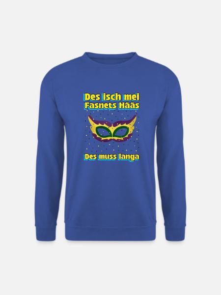 Fasnacht Fasching Shirt schwäbisch - Unisex Pullover - Royalblau