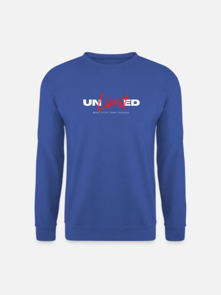 RAWMOVE – Strength In Motion - Unisex Pullover - Royalblau