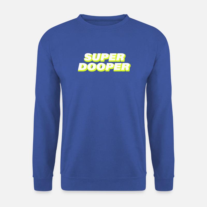 SUPER DOOPER - Unisex Pullover - Royalblau