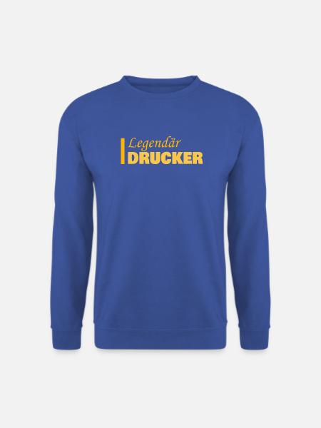 Geschenk für Drucker - Unisex Pullover - Royalblau