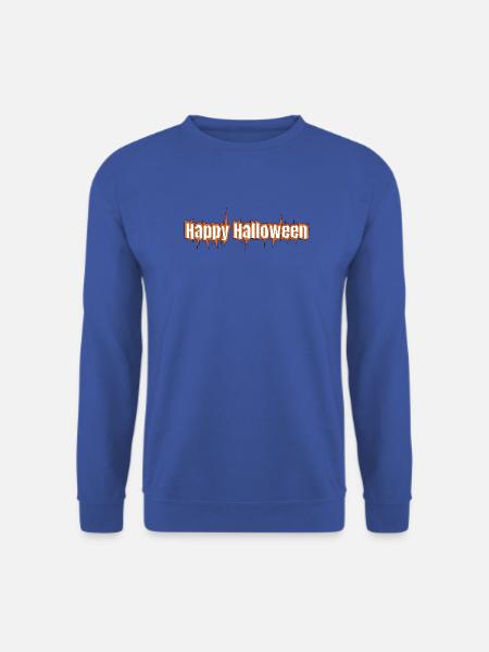 Fröhlicher Halloween-Schriftzug Grusel - Unisex Pullover - Royalblau