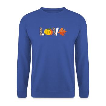Thanksgiving Mama Mutter Oma Großmutter - Unisex Pullover - Royalblau - Vorne - Alina (178cm) & Michal (187cm)