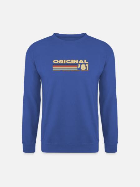 1981 - Unisex Pullover - Royalblau