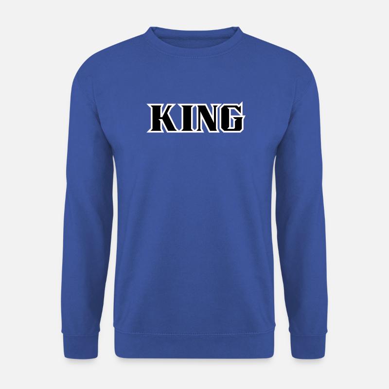 King Classic Text - Unisex Pullover - Royalblau