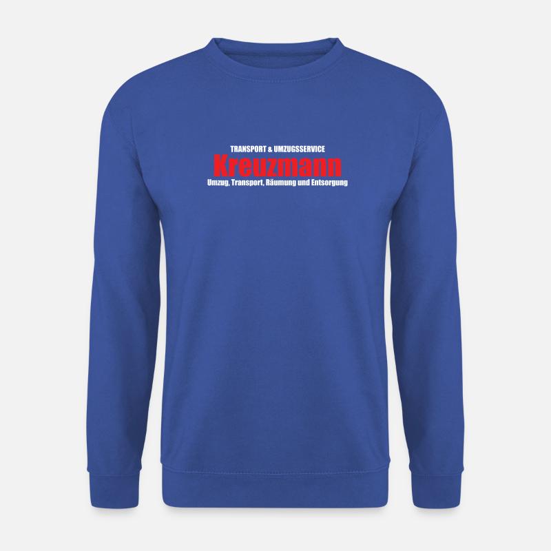 Abstrakte Farbexplosion auf Hoodie - Unisex Pullover - Royalblau