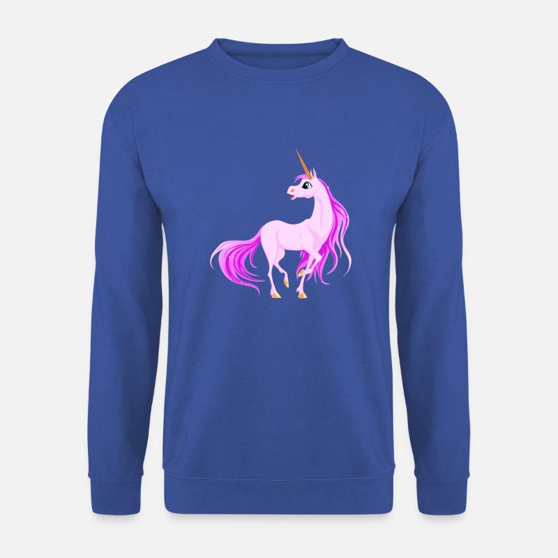 licorne - Sweat-shirt Unisexe - bleu royal