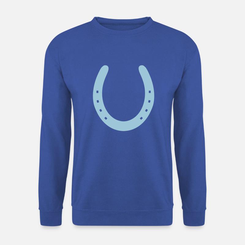 Horseshoe - you can change the colour - Unisex Pullover - Royalblau