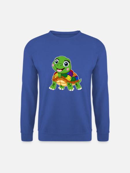 regenbogen schildkröte lgbt wasserschildkröte tier - Unisex Pullover - Royalblau