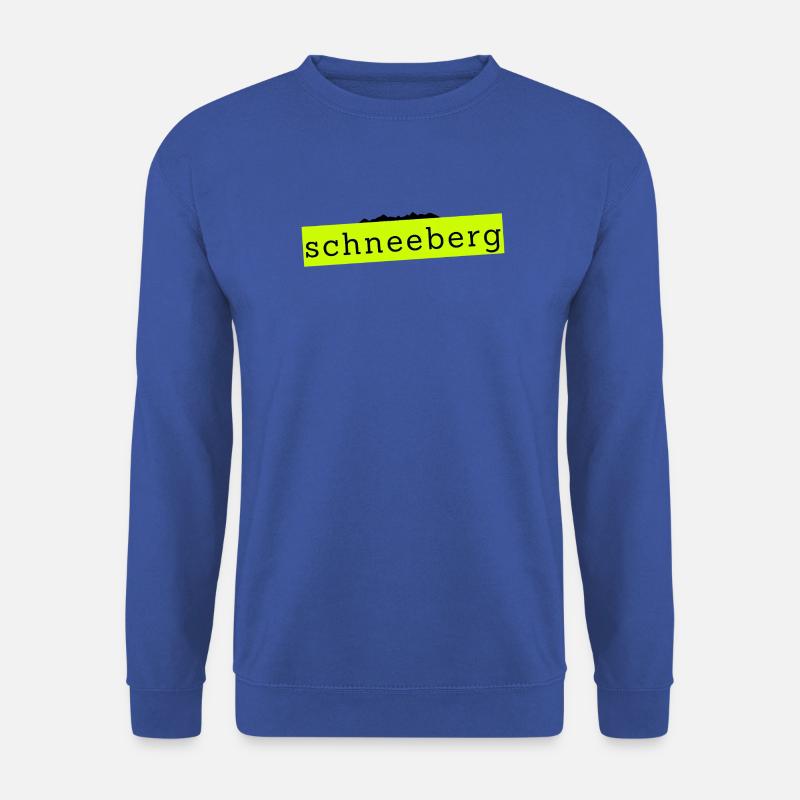 Schneeberg - Design mit Text und Berg - Unisex Pullover - Royalblau