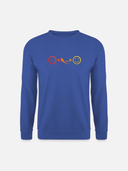 Geschenkidee für die Freediverin mit Gerätetauchen - Unisex Pullover - Royalblau