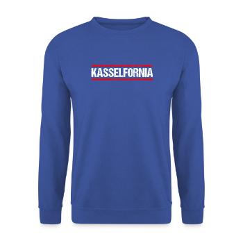 Kassel Kasselfornia - Unisex Pullover - Royalblau - Vorne - Alina (178cm) & Michal (187cm)