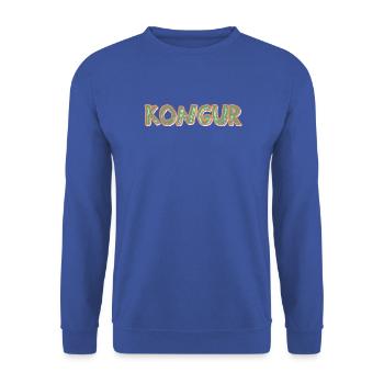 Kongur als Trekking - Unisex Pullover - Royalblau - Vorne - Alina (178cm) & Michal (187cm)