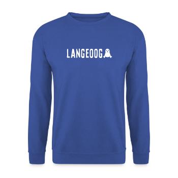Seal Langeoog - Unisex Sweatshirt - royal blue - Front - Alina (178cm) & Michal (187cm)