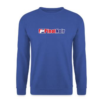 MLW - Team PinotNoir - Unisex Pullover - Royalblau - Vorne - Alina (178cm) & Michal (187cm)
