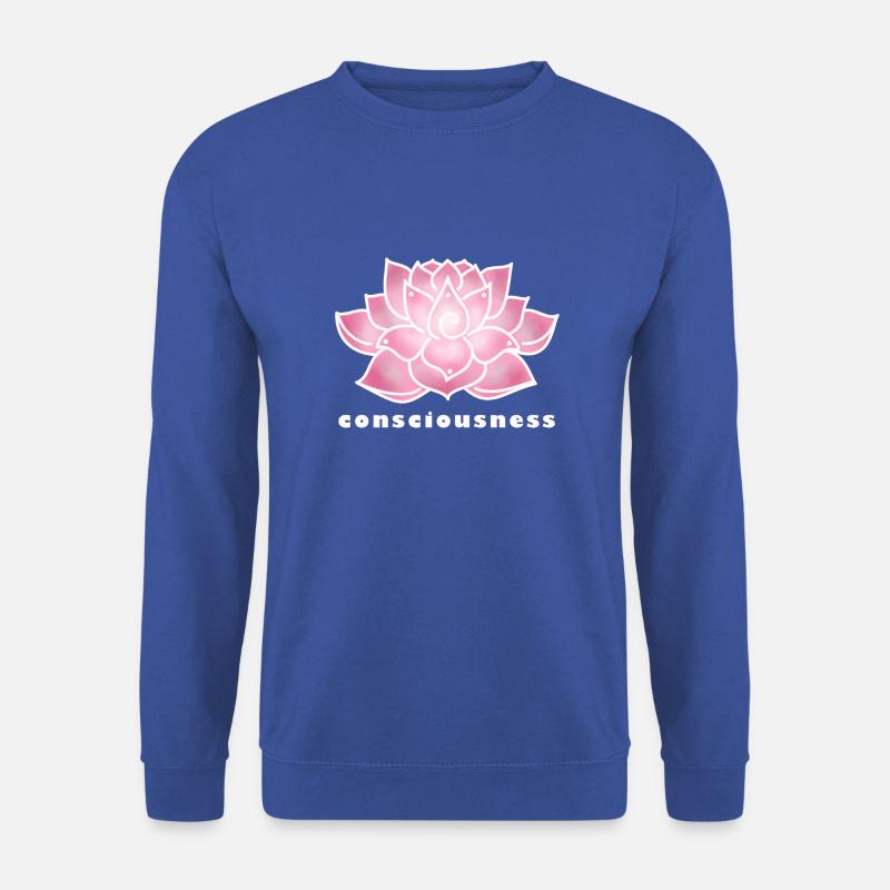Lotus, Bewusstsein - Unisex Pullover - Royalblau