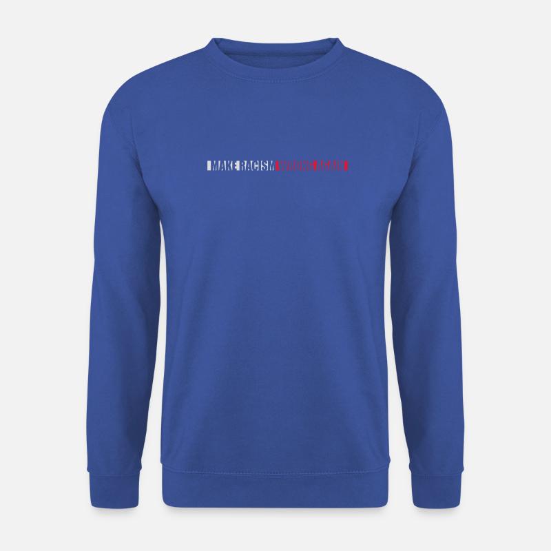 make racism wrong again - Unisex Sweatshirt - royal blue