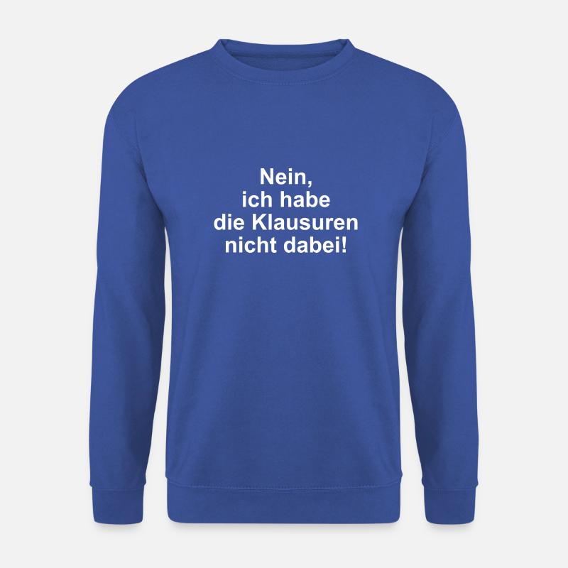 Klausuren - Unisex Pullover - Royalblau
