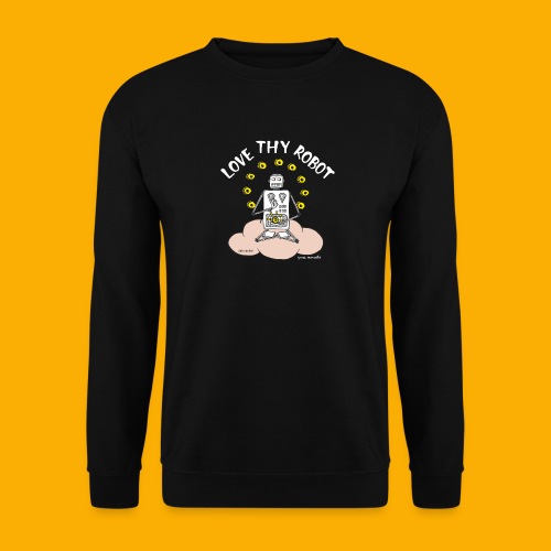 Dat Robot: Love Thy Robot Buddha Dark - Uniseks sweater
