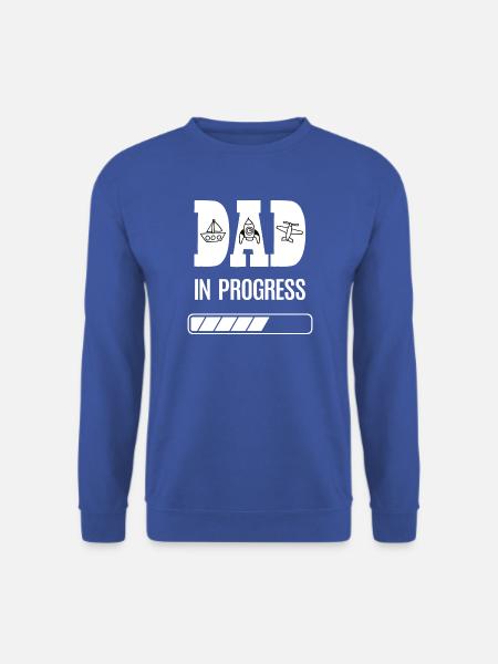 Dad to be Vater werden Papa loading - Unisex Pullover - Royalblau
