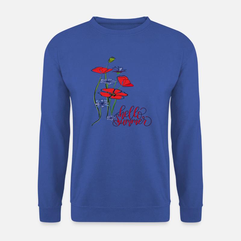 hello Summer - Unisex Pullover - Royalblau