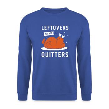 Thanksgiving Mama Mutter Oma Großmutter - Unisex Pullover - Royalblau - Vorne - Alina (178cm) & Michal (187cm)