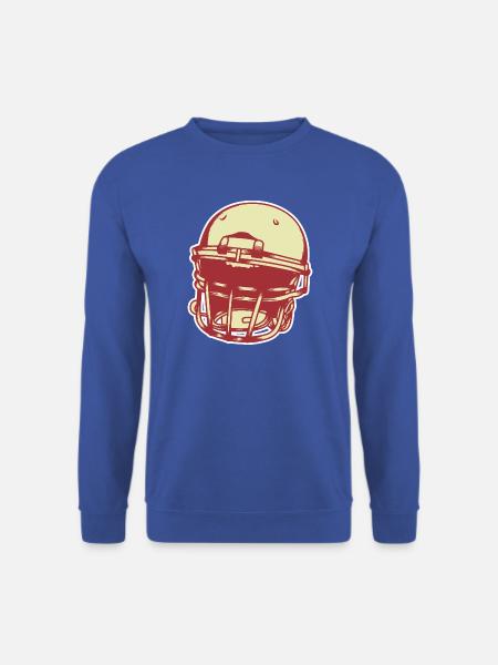 American Football Helm - Unisex Pullover - Royalblau