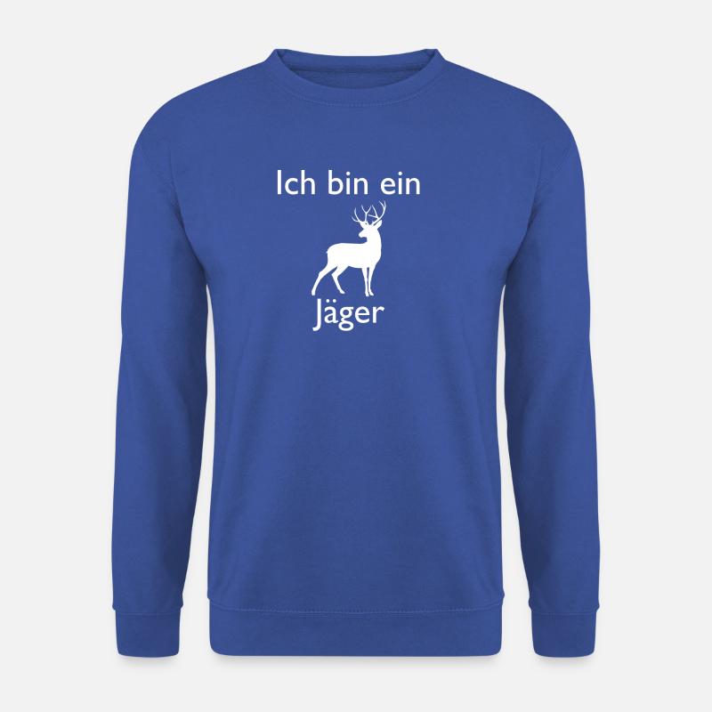 ich bin ein jäger - Unisex Pullover - Royalblau