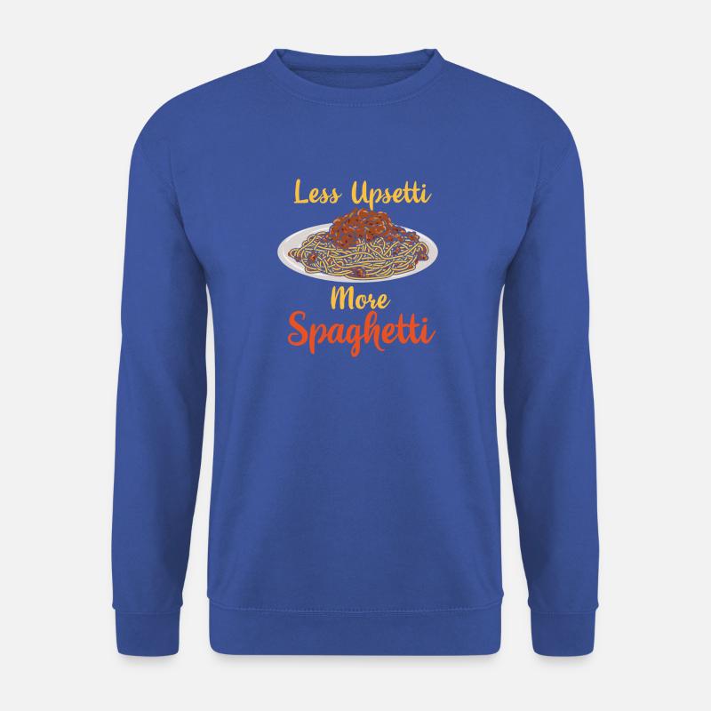 Verärgert Mehr Spaghetti Pastaliebhaber - Unisex Pullover - Royalblau