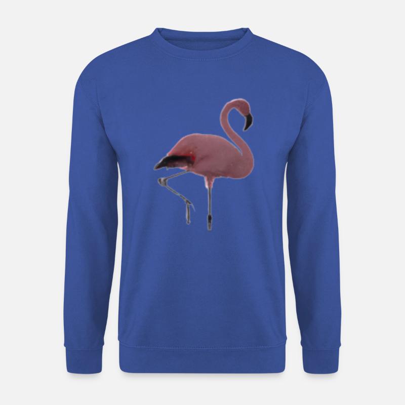 Flamingo rosa pink Geschenkidee - Unisex Pullover - Royalblau