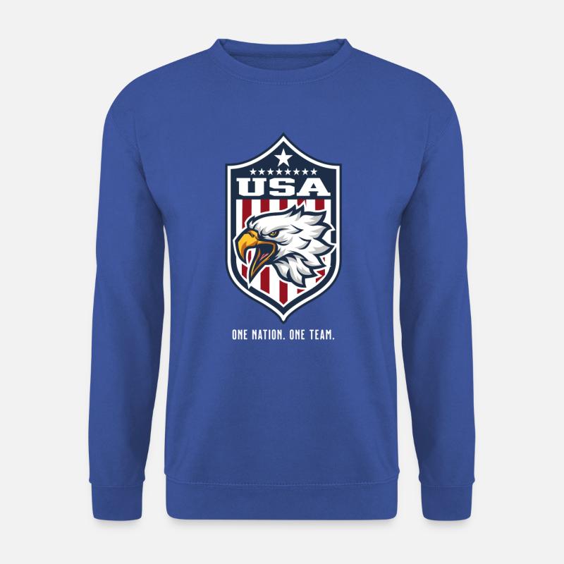 USA Eagle-Team - Unisex Pullover - Royalblau