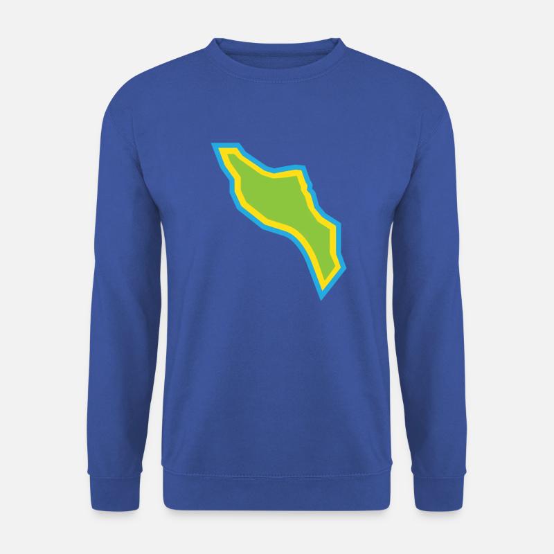 Zeichnung von Oleron Island - Unisex Pullover - Royalblau