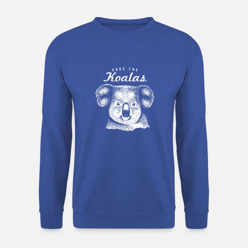Save The Koalas White - Unisex Sweatshirt - royal blue