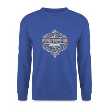 Rente, Rentner, Rentnerin - Unisex Pullover - Royalblau - Vorne - Alina (178cm) & Michal (187cm)