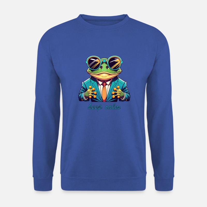 Cool Frog - Unisex Pullover - Royalblau