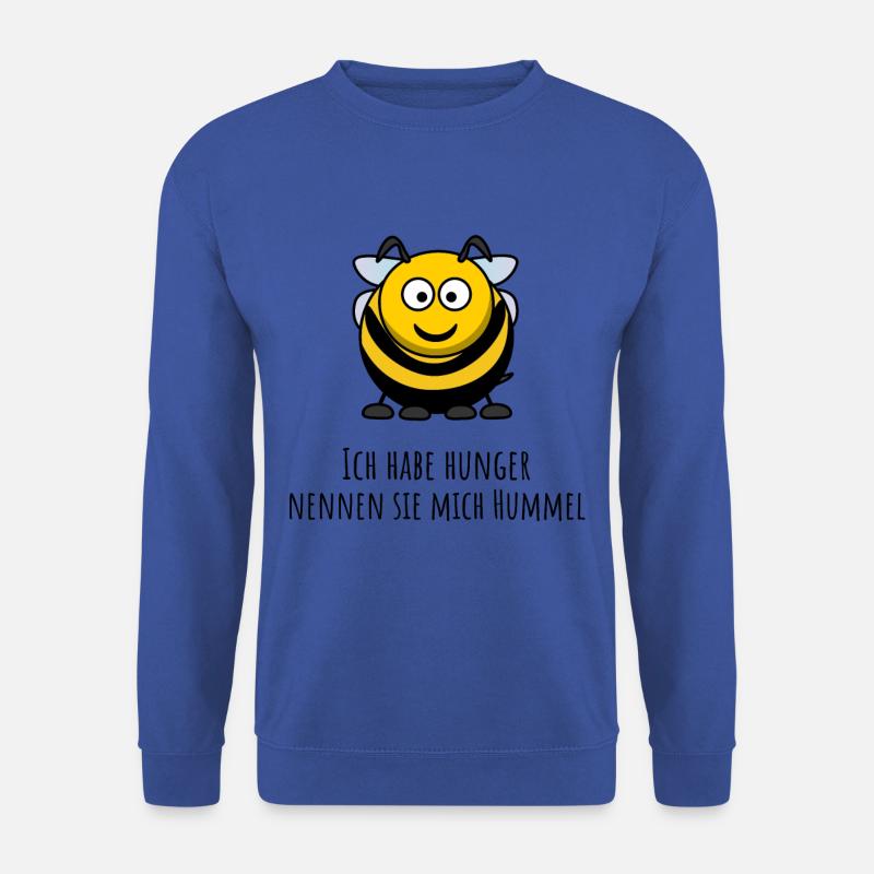 Ich habe Hunger, nennen Sie mich Hummel - Unisex Pullover - Royalblau
