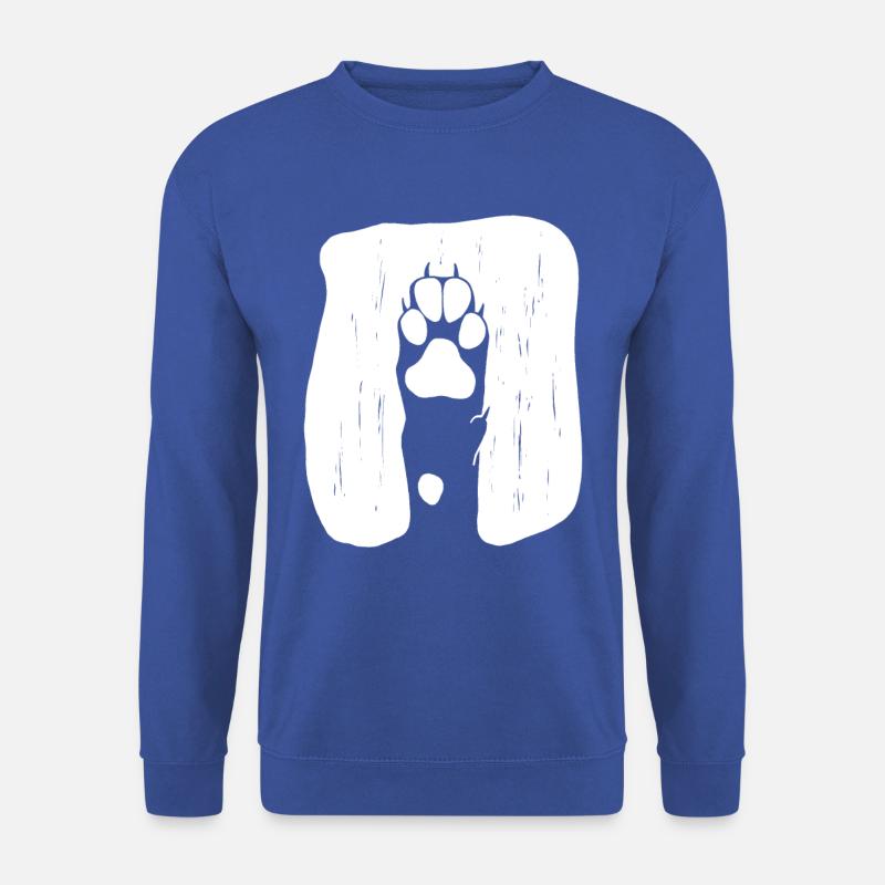 Hundepfote - Unisex Pullover - Royalblau