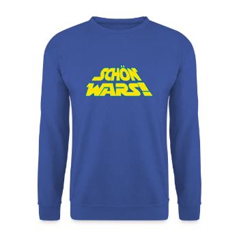 SCHÖN WARS - Unisex Pullover - Royalblau - Vorne - Alina (178cm) & Michal (187cm)
