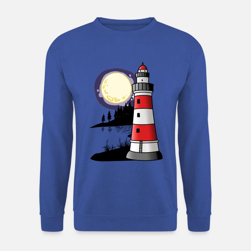 Leuchtturm Nautik Küste Maritim Seemann Ahoi - Unisex Pullover - Royalblau