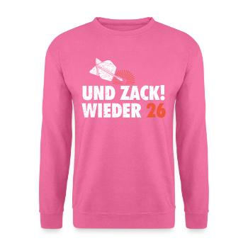 Joueur de fléchettes Humour Zack 26 Tee - Sweat-shirt Unisexe - rose - Devant
